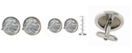American Coin Treasures 1913 First-Year-Of-Issue Buffalo Nickel Bezel Coin Cuff Links